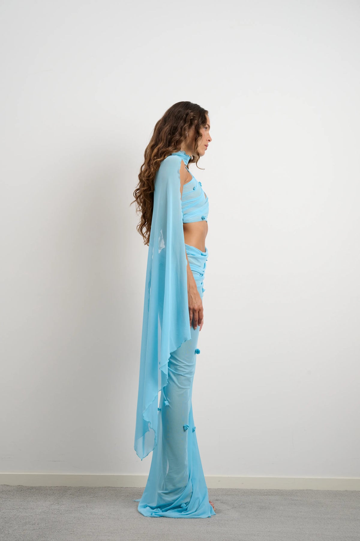 Virelle Dress Aquamarine Blue