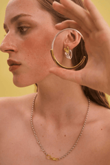 Dallas Cuff by Avant Studio, two tone cuff with gold and silver finish. Perfect for stacking or modern everyday styling.