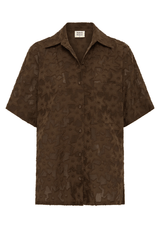 Darcy Shirt Aries by Soleil Soleil – an oversized shirt with star print and soft drape. Perfect for effortless styling.