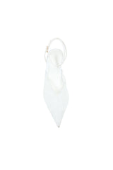 Diana Lace Heel White by Sneaky Link – lace heels with breathable lining and sleek shape. Perfect for party styling.