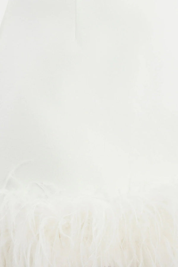 Rebecca Vallance | Evelyn Mini Dress Ivory | Girls with Gems