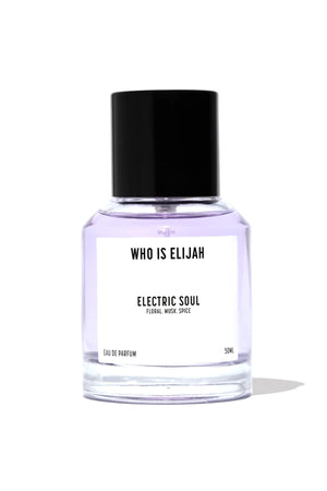 Electric Soul by Who Is Elijah, a bold floral, musk, and spice fragrance with a seductive, unforgettable allure.