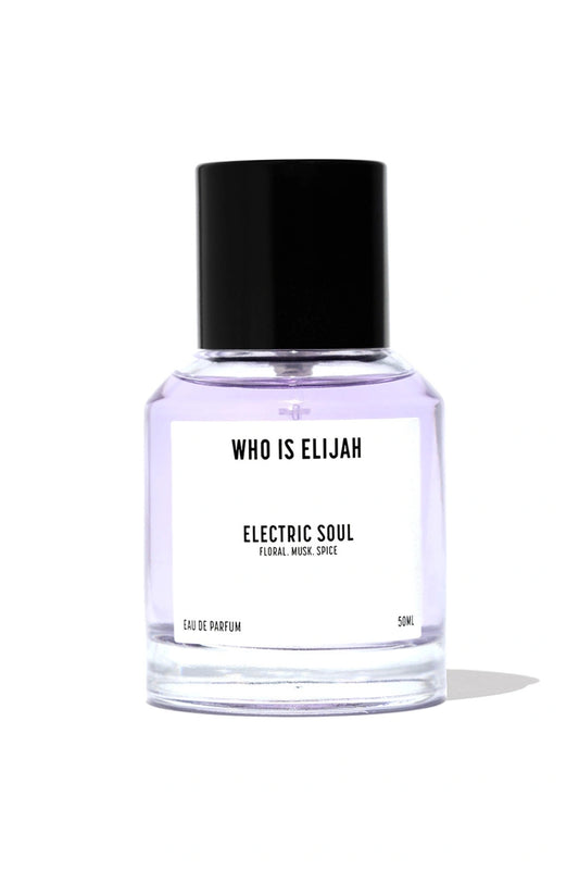 Electric Soul by Who Is Elijah, a bold floral, musk, and spice fragrance with a seductive, unforgettable allure.