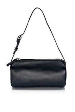 Esme Bag in Black Tumble by Alias Mae, a chic leather and suede bag with zip closure and internal slip pocket, ideal for day-to-night wear.