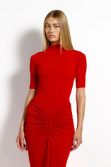 Esper Bodysuit Rio by Effie Kats - sculpting stretch jersey bodysuit designed for sleek evening styling or paired seamlessly with the Kayson skirt.
