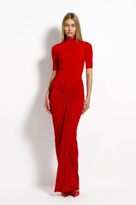 Esper Bodysuit Rio by Effie Kats - sculpting stretch jersey bodysuit designed for sleek evening styling or paired seamlessly with the Kayson skirt.