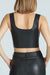 Commando | Faux Leather Squareneck Crop Top | Girls With Gems