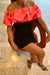 Misha | Rosana Mini Dress Watermelon Pink and Black | Girls with GemsMisha | Rosana Mini Dress Watermelon Pink and Black | Girls with Gems
