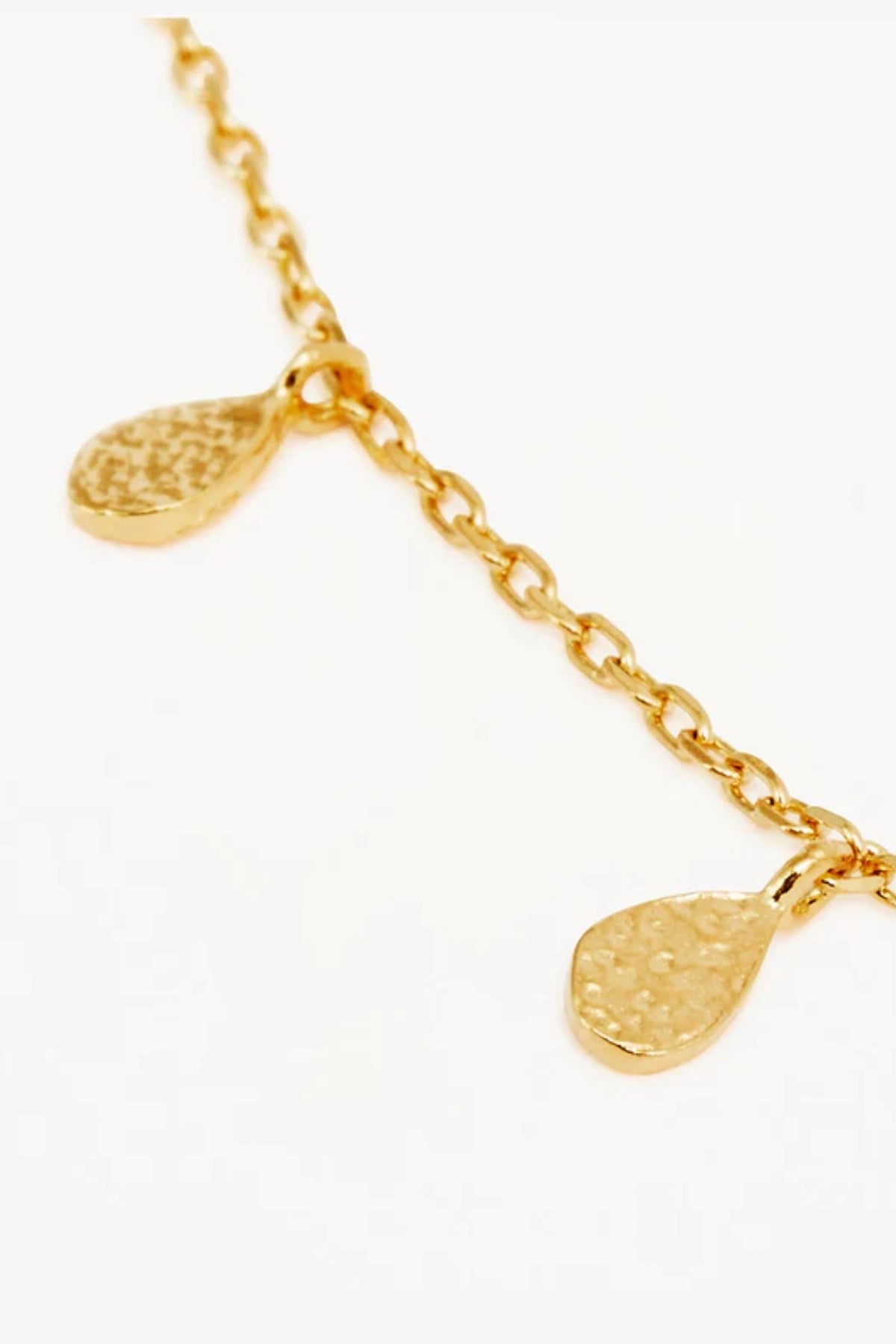 Grace Bracelet by By Charlotte, a gold vermeil bracelet with teardrop charms. Perfect for stacking or soulful everyday styling.