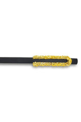 Hammada Belt by Amber Sceats, leather belt with sculptural gold buckle, perfect for elevated everyday styling
