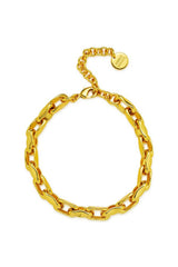Hassuna Bracelet by Amber Sceats, chunky gold link bracelet, perfect for polished everyday or evening styling.