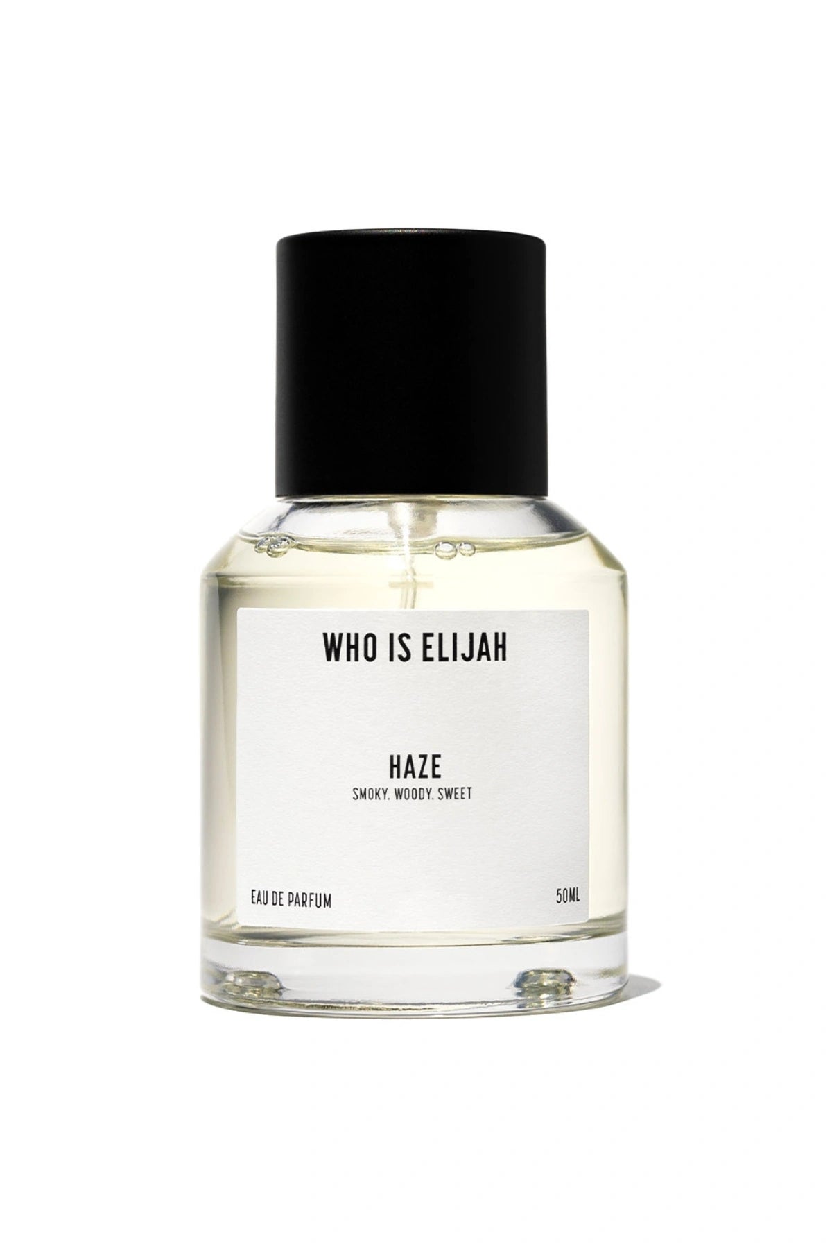 Haze 50ml by Who Is Elijah, a unisex fragrance made for every guy and girl. Heady and playful, it carries you from evening to dawn with a daring, carefree energy.