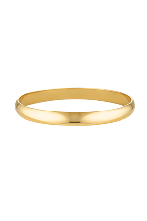 Heritage Bangle by Porter Jewellery, gold vermeil bangle with bold tube design. Perfect for stacking or statement styling.