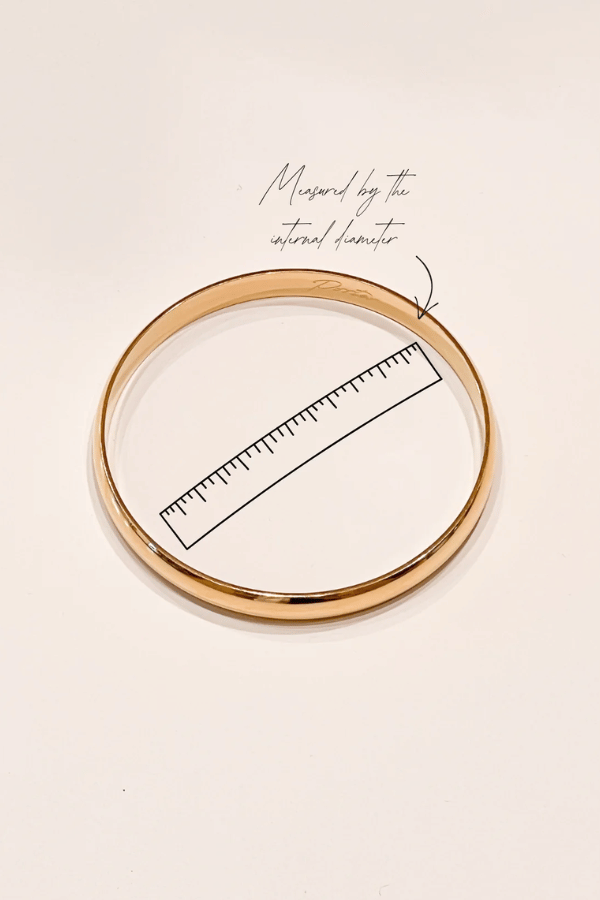 Heritage Bangle by Porter Jewellery, gold vermeil bangle with bold tube design. Perfect for stacking or statement styling.