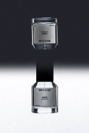 His|Her 50ml by Who Is Elijah, a debut unisex fragrance that captures the thrill, indulgence, and wild side of life.