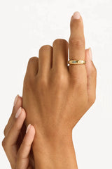 Hope And Protection Ring by By Charlotte, 18k gold vermeil evil eye ring with cubic zirconias and lab-grown opals.