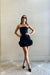 Misha | Saphira Mini Dress Black | Girls with Gems