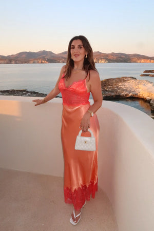 Lilah Maxi Dress Orange