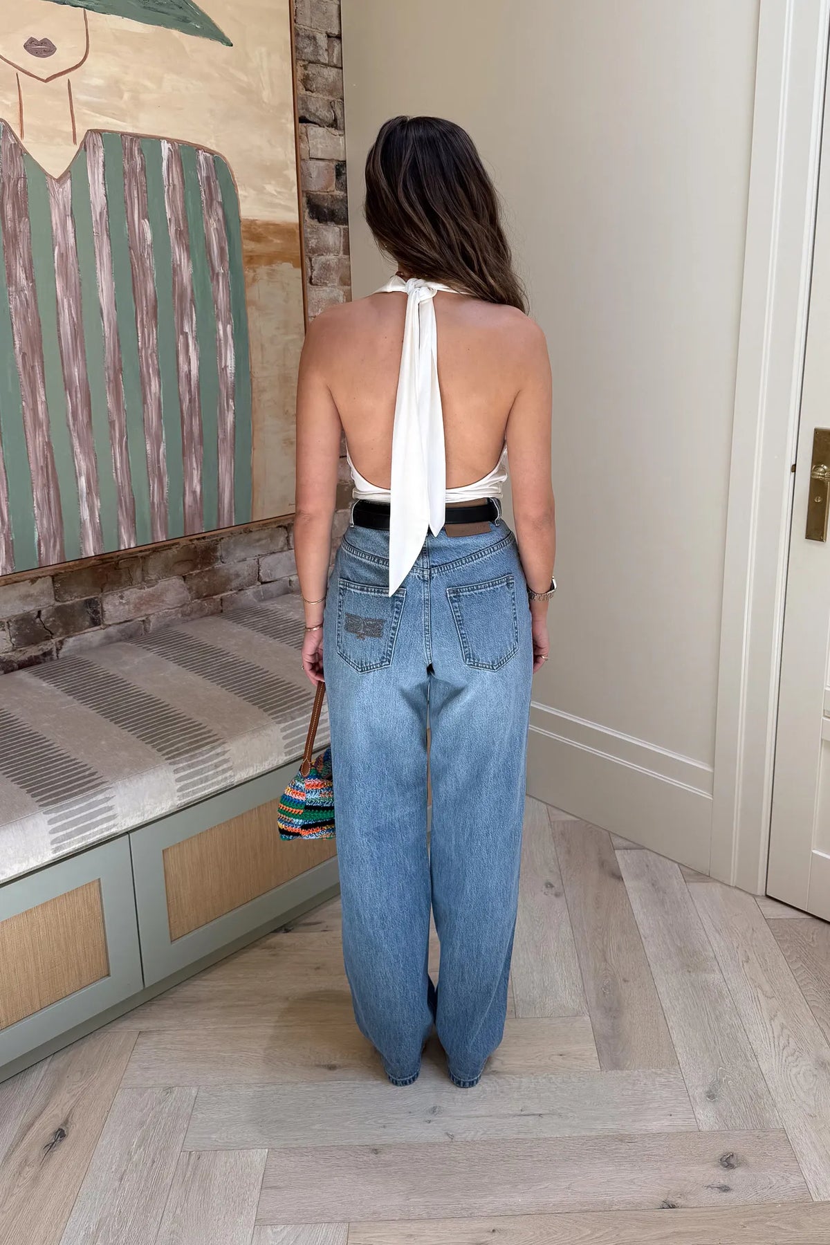 Saint Plunge Top Ivory