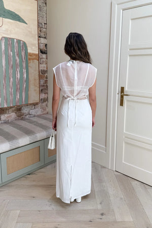 Lefka Maxi Skirt White