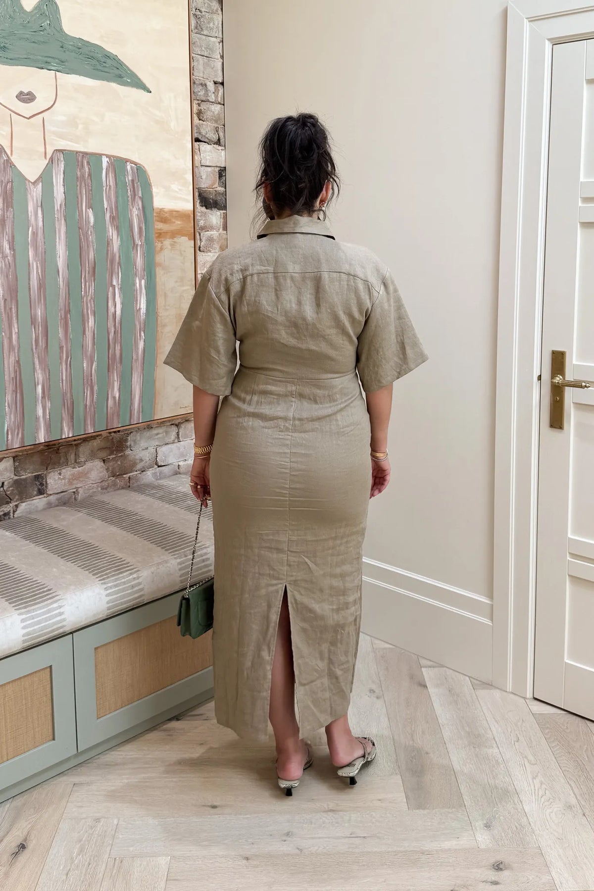 Lefka Midi Dress Etoupe