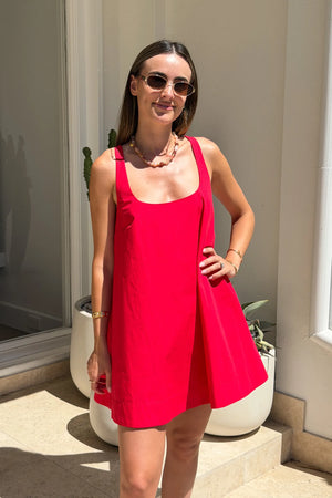 Boston Mini Dress Red
