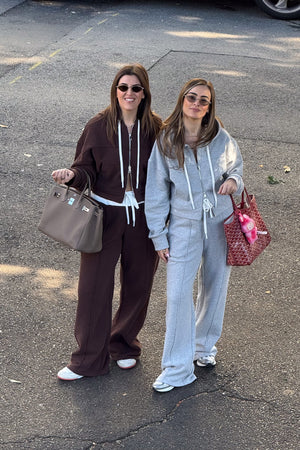 Terry Zip Hoodie Grey by Sneaky Link, made from 100% cotton with a relaxed fit, full zip, and easy care for everyday casual wear.