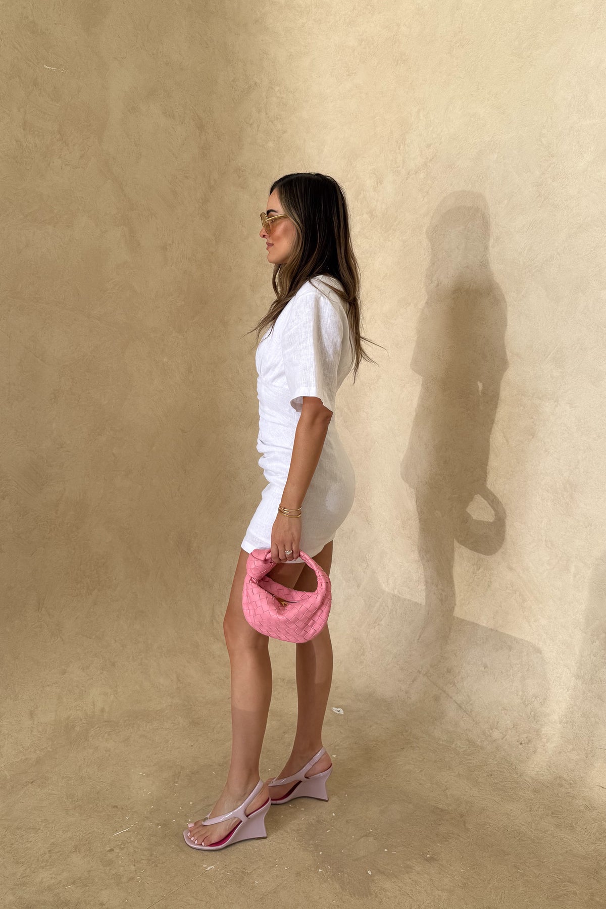 Belle Mini Dress White