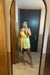 Sneaky Link | Linen V-Neck Mini Dress Lemon | Girls With Gems