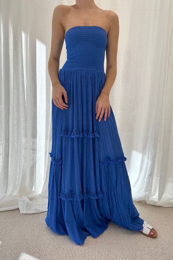 D'Artemide | Melita Dress Royal Blue | Girls With Gems