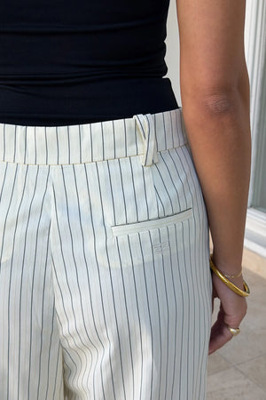 Tailored Pinstripe Pant Butter