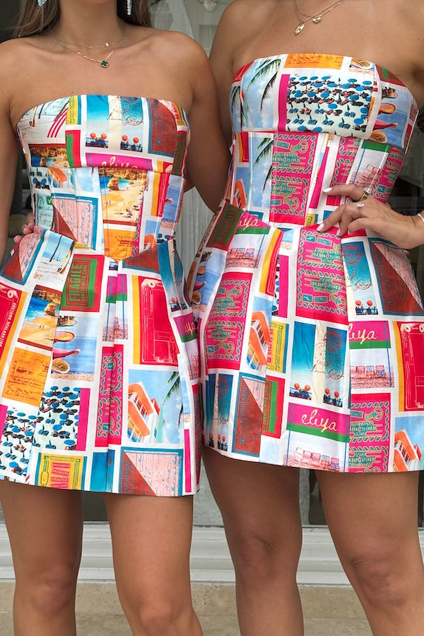 Eliya The Label | Messina Dress Vacanza Print | Girls with Gems