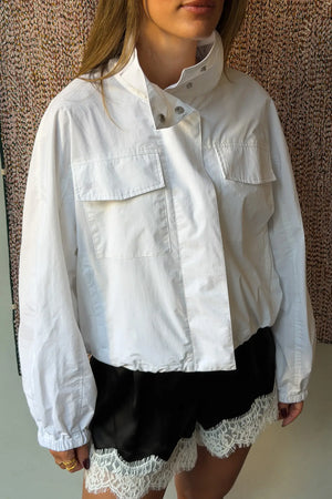 Luella Windbreaker Jacket White
