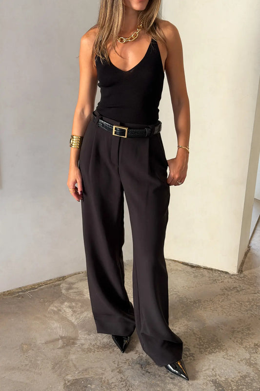 Emery Suit Pant Black