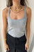 Sneaky Link | Cotton Tank Black | Girls With Gems