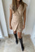 Odd Muse | Ultimate Muse Sleeveless Dress With Additional Belts Camel | Girls With Gems