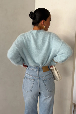 Kaia Crew Neck Sweater Blue