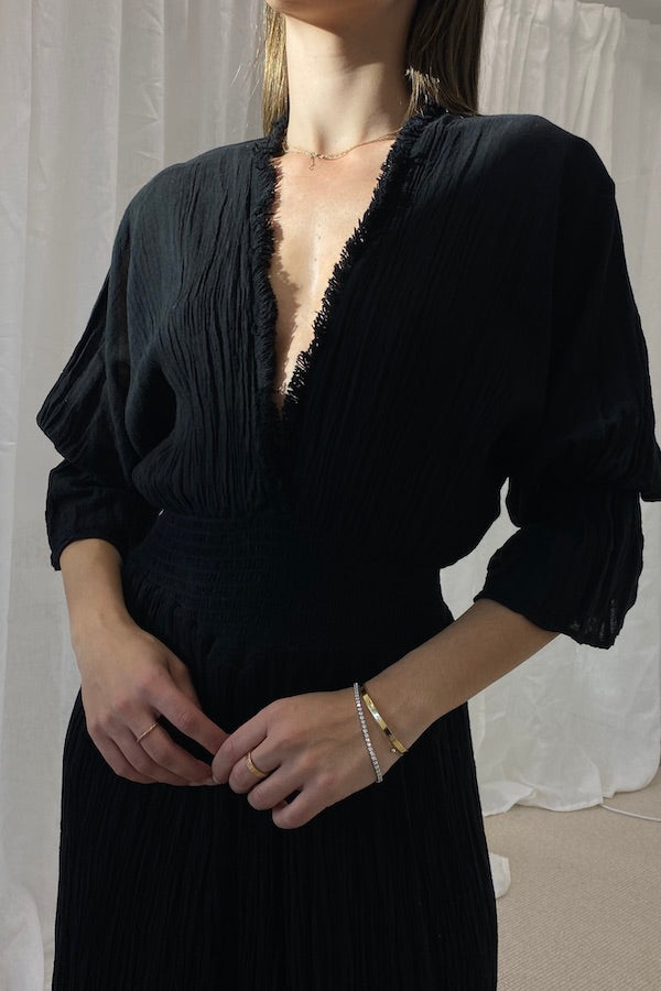 D&#39;Artemide | Eleni Dress Black | Girls With Gems