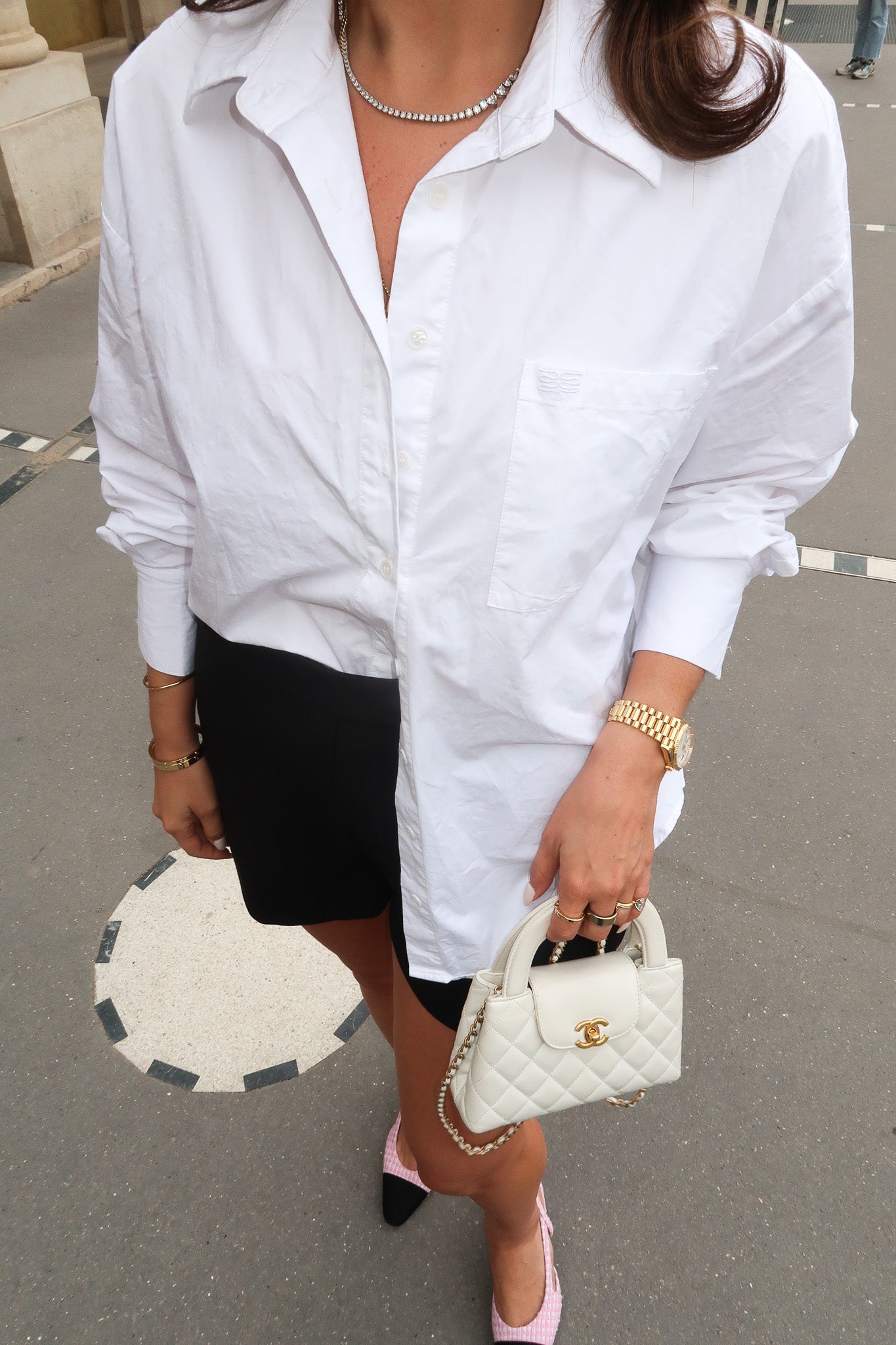 Bobbie Short Black by Sneaky Link, high-waisted tailored short in structured suiting, perfect with matching blazer for polished, confident style.