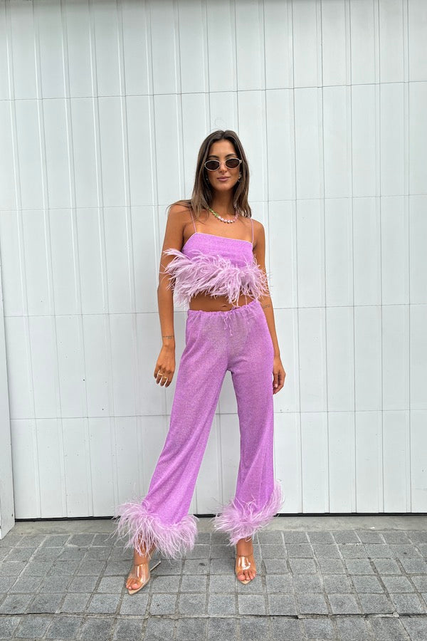 Oséree | Lumiere Plumage Long Pants Glicine | Girls with Gems