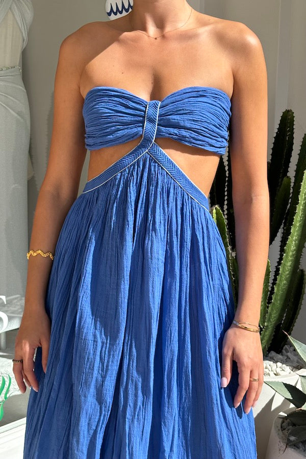 D&#39;Artemide | Chloe Dress Royal Blue | Girls With Gems