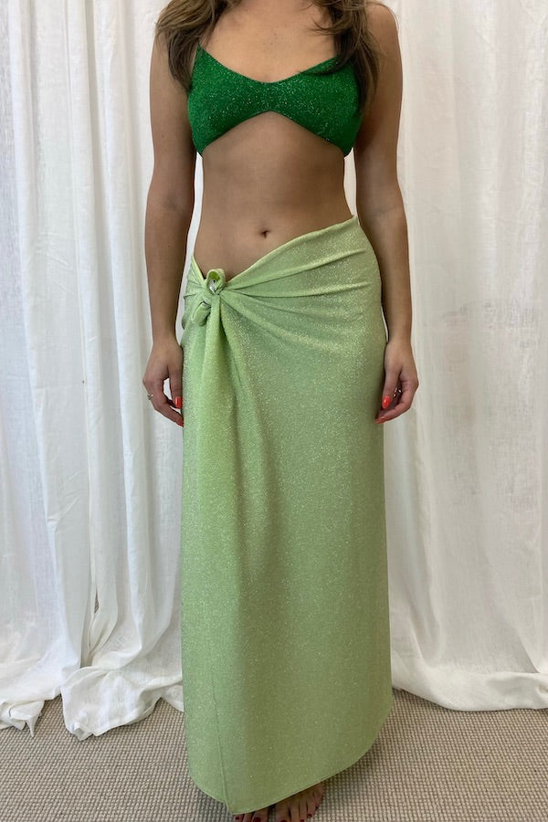 Sneaky Link | Sneaky Long Sarong Lime | Girls with Gems