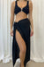 Sneaky Link | Sneaky Long Sarong Black | Girls with Gems