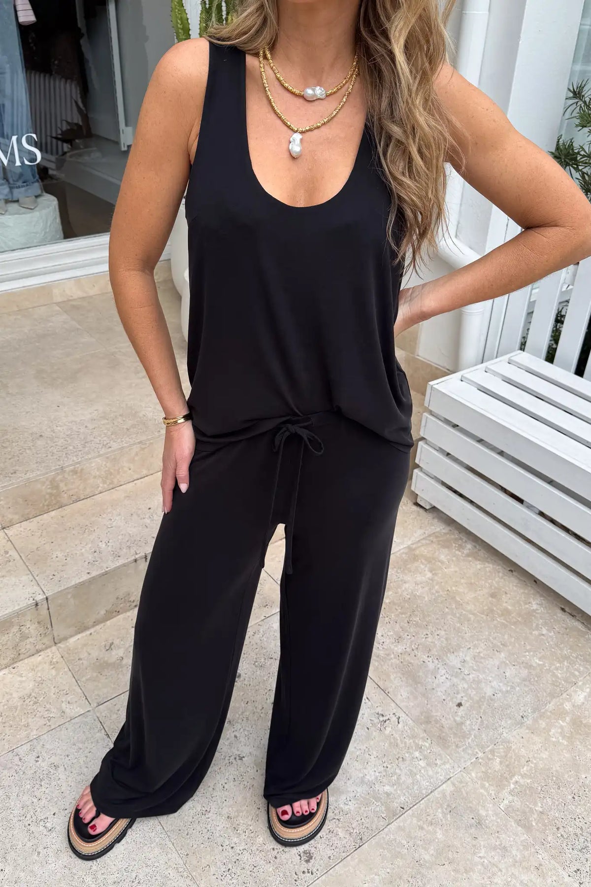 Hunter Tank Top Black