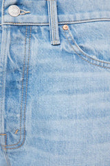 I Could Care Less Jeans by MOTHER – a slouchy low-rise jean with straight leg and faded wash. Perfect for relaxed everyday wear.