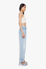 I Could Care Less Jeans by MOTHER – a slouchy low-rise jean with straight leg and faded wash. Perfect for relaxed everyday wear.