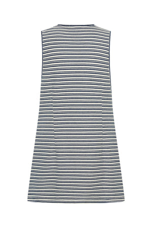 Jagger Mini Dress Navy Stripe