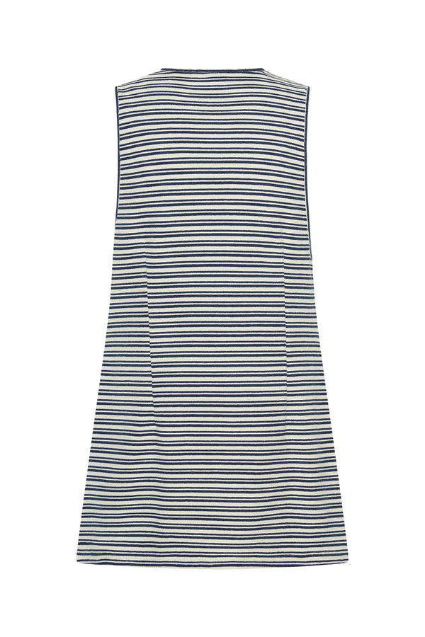 Jagger Mini Dress Navy Stripe
