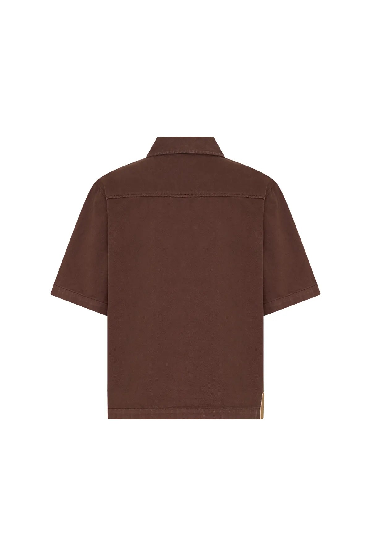 Jaz Hand Denim Shirt Chocolate