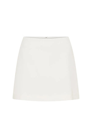 Jaz Hand Mini Skirt White